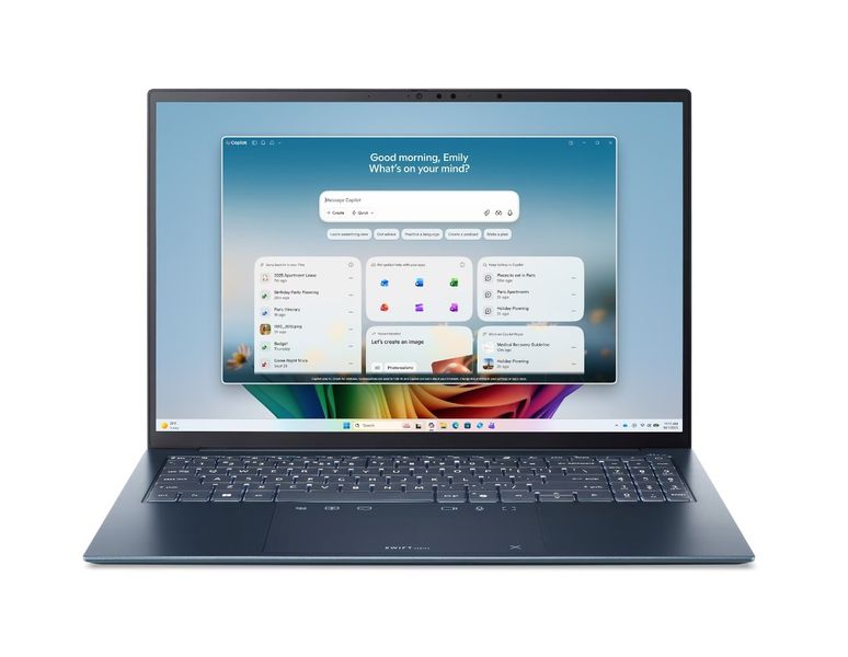 Acer Swift Edge 16 AI/SFE16-I51-74HC/U7-355/16''/2880x1800/16GB/512GB/Intel int/W11H/Blue/2R