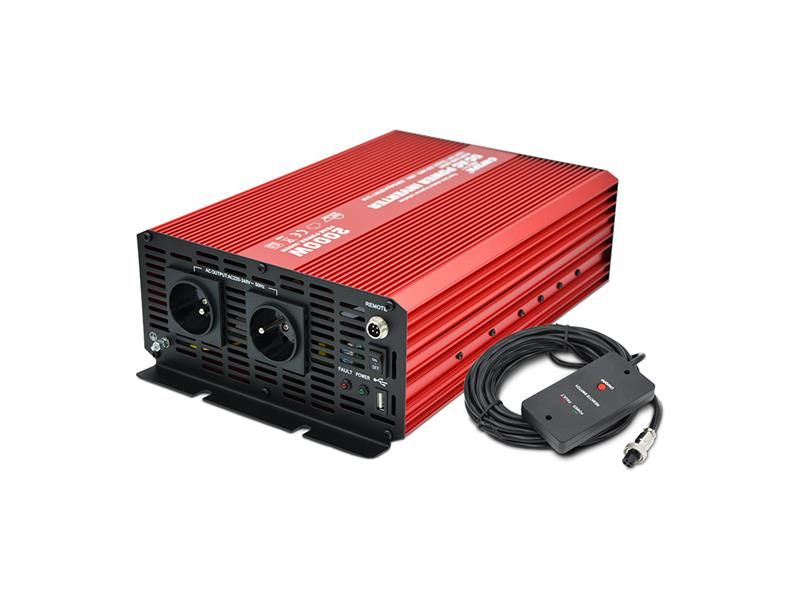 Menič napätia CARSPA P2000 12V/230V 2000W čistá sínusoida