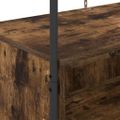 vidaXL Vešiak na oblečenie Hnedý dub 100 x 44 x 160 cm