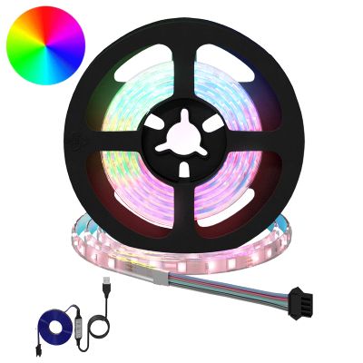 vidaXL LED pás 2 pcs Čierna a priehľadná 1200 mm Meď a plast