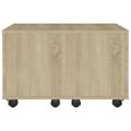vidaXL Konferenčný stolík, dub sonoma 60x60x38 cm, kompozitné drevo