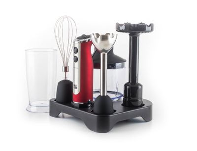 Mixér G21 VitalStick 800 W, červená/čierna