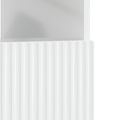 vidaXL LED TV kabinet Biela s vysokým leskom Kompozitné drevo
