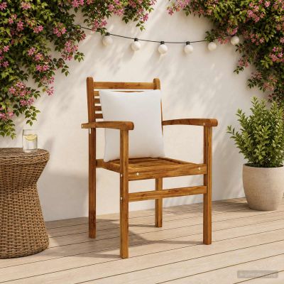 vidaXL 4-dielne vankúše na chrbát PUTTEN 4 pcs 100% polyester Biela