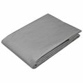 vidaXL Plachta s očkami Svetlosivá 8 x 10 m 180 gsm PE