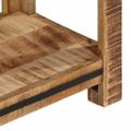 vidaXL Konzolový stolík 100x35x75 cm masívne mangovníkové drevo