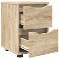 vidaXL Nočný stolík Sonoma dub 30,5 x 30 x 43 cm Kompozitné drevo