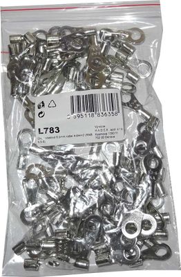 Oko káblové 6,5mm, kábel 4-6mm2 (RNB 5,5-6), balenie 100 ks