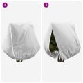 vidaXL Covers na fleece pre ochranu rastlín pred mrazom 3 ks Biela