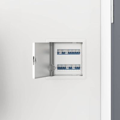 vidaXL Access Panel 2 pcs Biela 23 x 23 x 3 cm Oceľ
