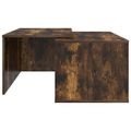 vidaXL Súprava na kávový stolík 2 ks Dymová dub 90 x 48 x 40 cm