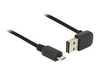 Kábel EASY-USB 2.0 Type-A samec zahnutý nahor