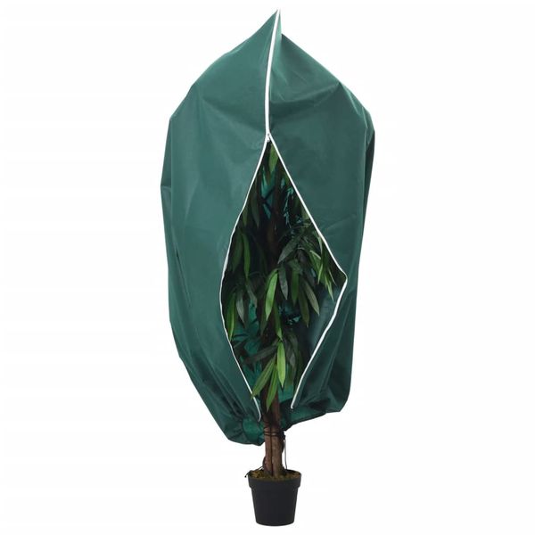 vidaXL Ochranný flísový kryt na rastliny so zipsom 70 g/m² 3,14x2,5 m