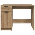 vidaXL Stôl dub artisan 100x50x75 cm kompozitné drevo