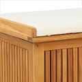 vidaXL Vonkajší box na vankúše 113x50x60,5 cm akáciový masív