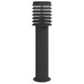 vidaXL Vonkajšia stojaca lampa čierna 60 cm nehrdzavejúca oceľ