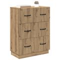 vidaXL Zásuvkový kabinet 66 x 34,5 x 87 cm Kompozitné drevo