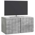 vidaXL Nástenná TV skrinka Nástenný Betónovo sivá 59,5 x 31 x 30 cm