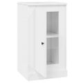 vidaXL Komoda lesklá biela 37,5x35,5x67,5 cm kompozitné drevo
