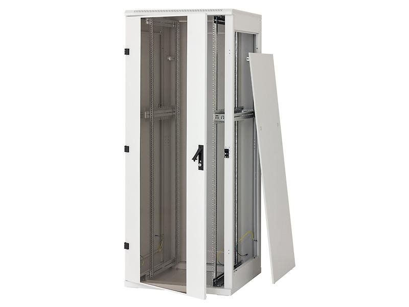 Triton 19" rozvaděč stojanový 27U/800x800, skleněné dveře 27U/800x800, sklenené dvere