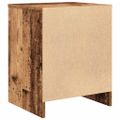 vidaXL Nočné skrinky 2 ks so zásuvkou staré drevo 40x34x50 cm