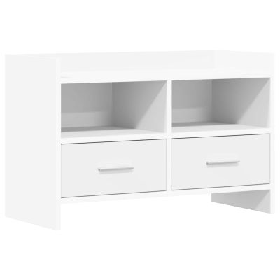 vidaXL TV skrinka 71,5 x 33 x 47 cm Biela Kompozitné drevo