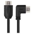HDMI 2.0 high speed kábel A vidlica – A vidlica 90° 1,5m
