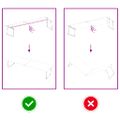 vidaXL Nástenná polica bledohnedá 200x60x(2-6) cm ošetrený masívny dub