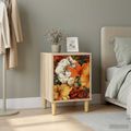 vidaXL Nočný stolík GENNEP Dub sonoma 36 x 33 x 50 cm Kompozitné drevo