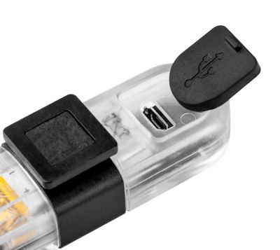 Sada svetiel na bicykel REBEL URZ3493, USB nabíjanie Sada svetiel na bicykel REBEL URZ3493, USB nabíjanie