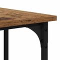 vidaXL Stôl Staré drevo 139 x 139 x 75 cm Kompozitné drevo