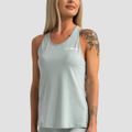 Dámske tielko Limitless Eucalypt - GymBeam, veľkosť S, veľkosť oblečenia S, 48% cotton, 47% viscose, 5% elastane