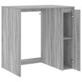 vidaXL Kabinet na práčku Sivý Sonoma 87 x 60 x 89 cm Kompozitné drevo