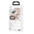 Kábel USB pre Lightning Baseus Cafule, 2,4 A, 1 m (čierny)