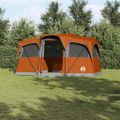 vidaXL Rodinný stan so strechou Oranžová a oranžová 435 x 255 x 216 cm