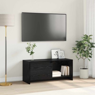 vidaXL Zostava TV skriniek Čierny dub 90 x 35 x 40 cm Kompozitné drevo