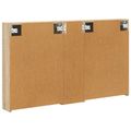 vidaXL Set kabinetov do kúpeľne 3 ks 120 x 14,5 x 70 cm