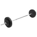 vidaXL Obojručná činka so závažiami 30 kg
