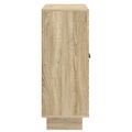 vidaXL Servírovacia skriňa Dub sonoma 66 x 34,5 x 90 cm