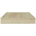 vidaXL Prídavné police 4 ks, dub sonoma 100x10x1,5 cm, drevotrieska
