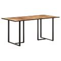 vidaXL Jedálenský stôl 160 cm surové mangovníkové drevo