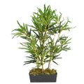 vidaXL Umelý bambusový strom 368 listov 80 cm zelený
