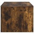 vidaXL Konferenčný stolík Dymová dub 80 x 50 x 40 cm Kompozitné drevo