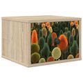 vidaXL Nástenná nočná skrinka ZAANDAM Dub sonoma 36 x 33 x 25 cm
