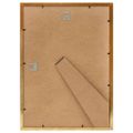 vidaXL Fotorámiky na stenu alebo stôl 5 ks zlaté 29,7x42 cm MDF