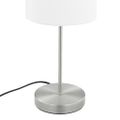 vidaXL Stolové lampy 2 ks dotykové tlačidlo biele E14