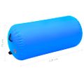 vidaXL Nafukovací gymnastický valec s pumpou 120x75 cm PVC modrý