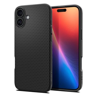Puzdro Spigen Liquid Air pre iPhone 16 6,1" matne čierna