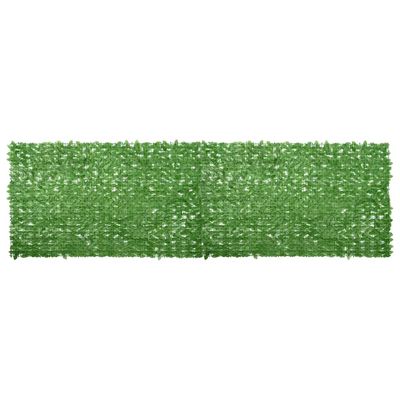 vidaXL Balkónová markíza so zelenými listami 500x150 cm