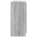 vidaXL Komoda sivý dub sonoma 80x35x76 cm spracované drevo